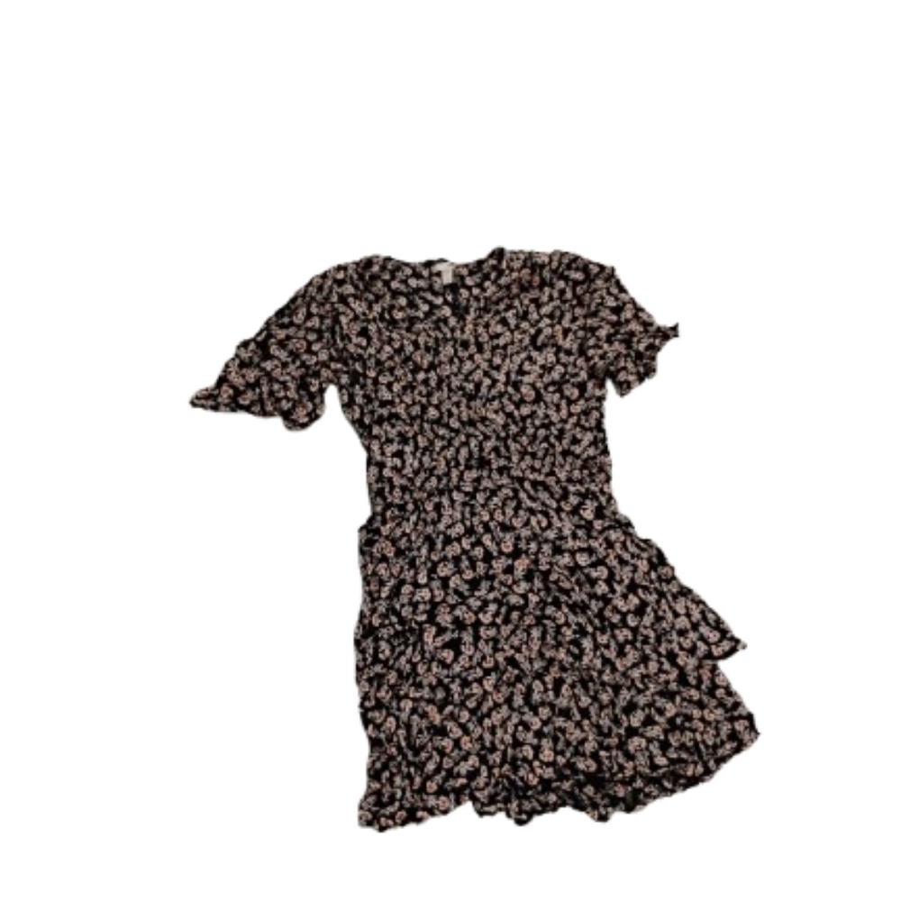 Amuse Society Women's Floral Mini Tiered Dress Sz M